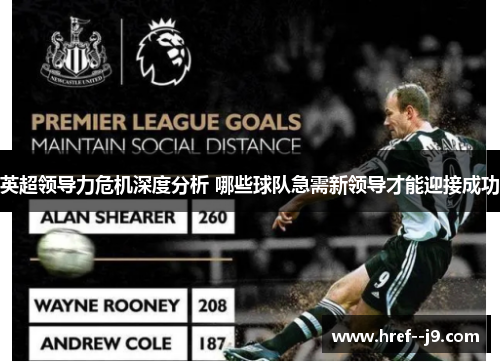 英超领导力危机深度分析 哪些球队急需新领导才能迎接成功 英超领导力危机深度分析 哪些球队急需新领导才能迎接成功